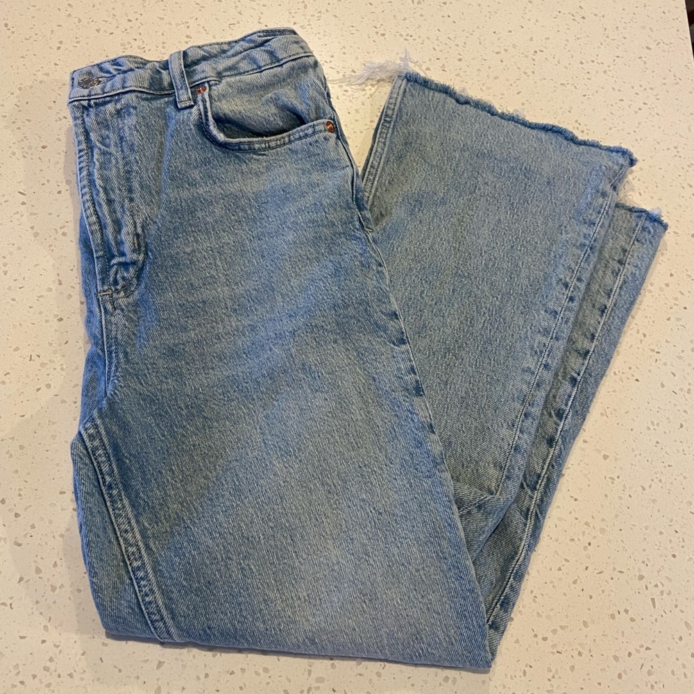 Rails Light Blue Straight Leg Denim Jeans
